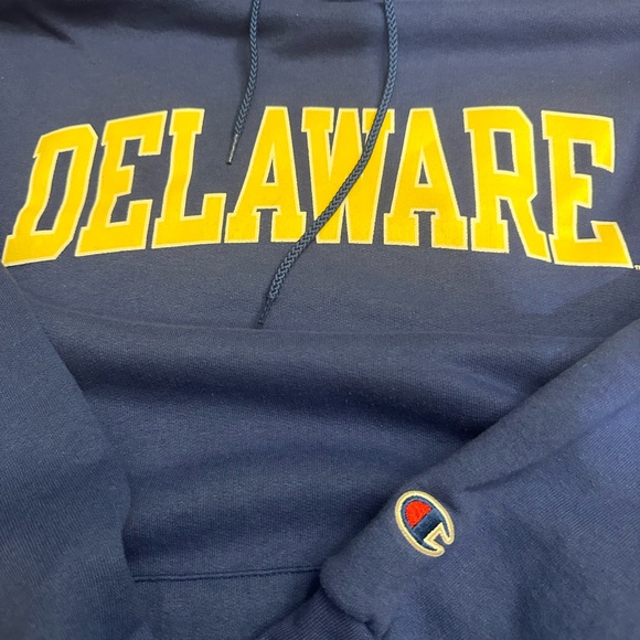 Champion University of Delaware Hoodie sz Small - Picture 5 of 11